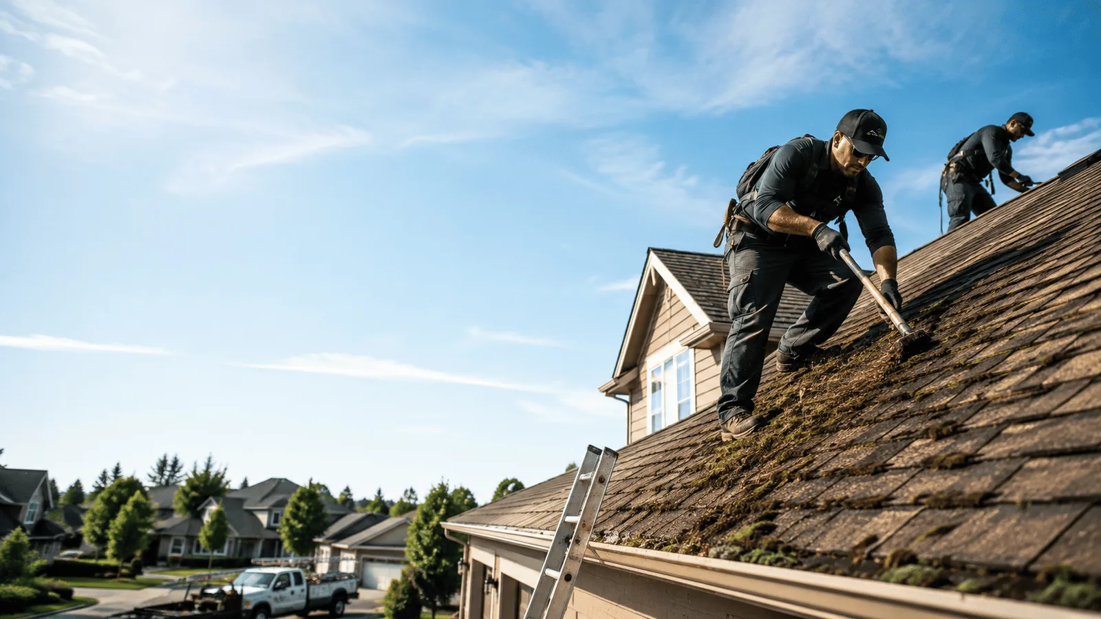 Roof Moss Removal in Big Falls, WI near me